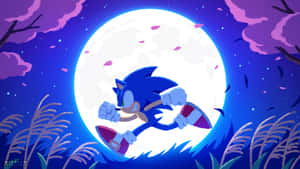 Sonic Art In Full Power Wallpaper