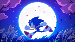 Sonic Art In Full Power Wallpaper