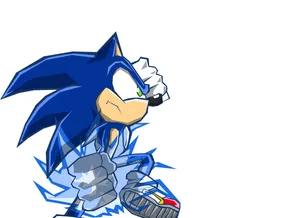 Sonic Battle Ready Stance Wallpaper