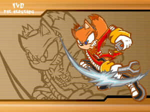 Sonic Battle Tails Character Art Wallpaper