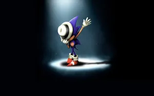 Sonic Cd - Classic Time-travel Adventure Wallpaper