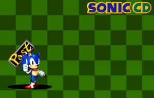 Sonic Cd's Time-travelling Adventure Wallpaper