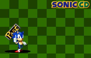 Sonic Cd's Time-travelling Adventure Wallpaper