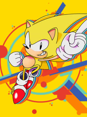 Sonic Cd - Time Travelling Adventure Wallpaper