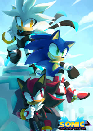 Sonic Chaos Adventure Trio Wallpaper