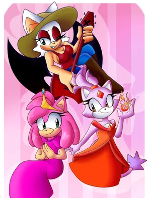 Sonic Characters Unite! Wallpaper