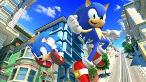 Sonic City Escape Adventure Wallpaper