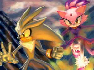 Sonic City Escape Thrills! Wallpaper