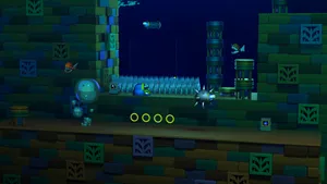 Sonic Exploring The Hydrocity Zone Wallpaper