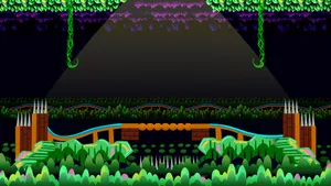 Sonic Exploring The Mesmerizing Mystic Cave Zone Wallpaper