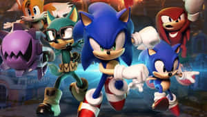 Sonic Forces Speed Battle: Exciting High-speed Racing Action! Wallpaper