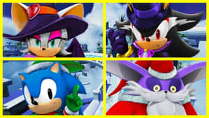 Sonic Forces Speed Battle In Action Wallpaper