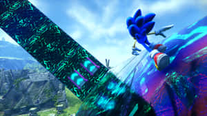 Sonic Frontiers Action Pose Wallpaper