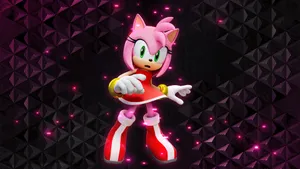 Sonic Frontiers Amy Rose Promo Wallpaper