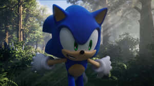 Sonic Frontiers Forest Adventure Wallpaper