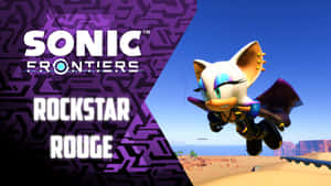 Sonic Frontiers Rockstar Rouge Promo Wallpaper