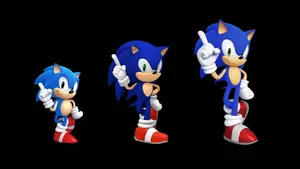 Sonic_ Generations_ Character_ Evolution Wallpaper