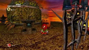 Sonic In Pumpkin Hill Adventure Wallpaper