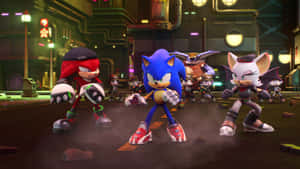 Sonic_ Knuckles_ Rouge_ Ready_ For_ Action Wallpaper