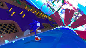 Sonic Lost World Frozen Factory Wallpaper