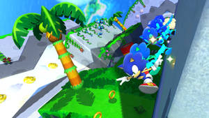 Sonic Lost World Legend Of Zelda Zone Wallpaper