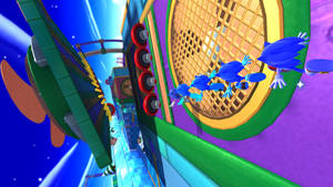 Sonic Lost World Spaceship Wallpaper