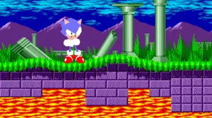 Sonic_ Marble_ Zone_ Level Wallpaper