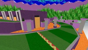 Sonic Marble Zone3 D Render Wallpaper