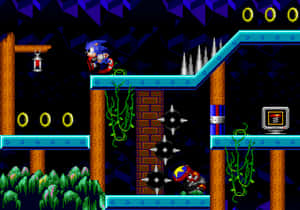 Sonic Mystic Cave Zone Gameplay Wallpaper