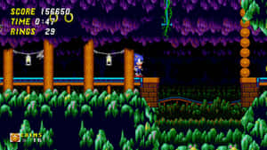 Sonic_ Mystic_ Cave_ Zone_ Gameplay Wallpaper