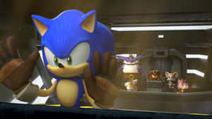 Sonic_ Prime_ Group_ Scene Wallpaper