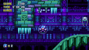 Sonic Racing Through The Hydrocity Zone. Wallpaper