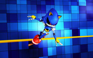 Sonic_ Running_ On_ Golden_ Ring Wallpaper