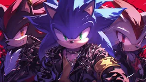 Sonic_ Shadow_ Silver_ Badass_ Trio Wallpaper