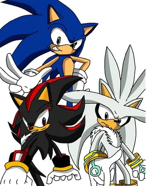 Sonic_ Shadow_ Silver_ Team_ Up Wallpaper