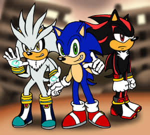 Sonic_ Silver_ Shadow_ Trio_ Artwork Wallpaper