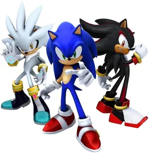 Sonic Silver Shadow Trio Wallpaper