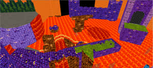 Sonic Speeding Through The Captivating Marble Zone Wallpaper