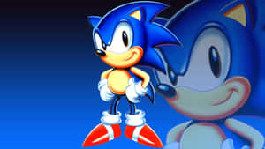 Sonic Speeds Through City Escape Wallpaper