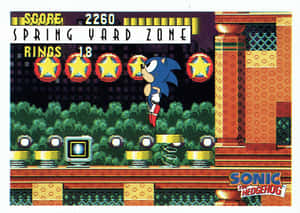 Sonic Spring Yard Zone Classic Gameplay Wallpaper