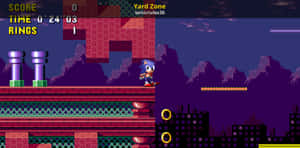 Sonic_ Spring_ Yard_ Zone_ Gameplay Wallpaper