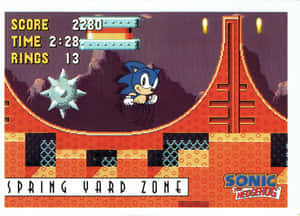 Sonic Spring Yard Zone Gameplay Wallpaper