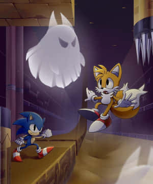 Sonic_ Tails_ Ghost_ Adventure_ Sandopolis Wallpaper