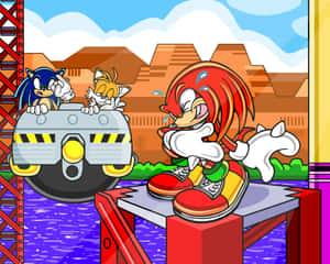 Sonic_ Tails_ Knuckles_ Adventure Wallpaper