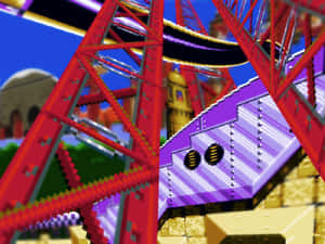 Sonic The Hedgehog At Launch Base Zone Wallpaper