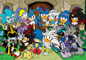 Sonic The Hedgehog Characters Showcase Wallpaper