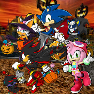Sonic The Hedgehog Explores The Mysterious Pumpkin Hill Wallpaper