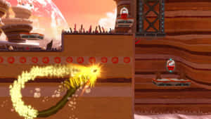 Sonic The Hedgehog Exploring Planet Wisp Wallpaper