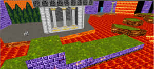 Sonic The Hedgehog Exploring The Mesmerizing Marble Zone. Wallpaper