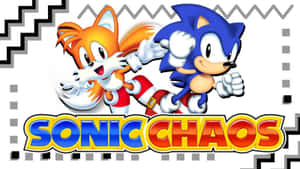 Sonic The Hedgehog In Action On Sonic Chaos Game Wallpaper